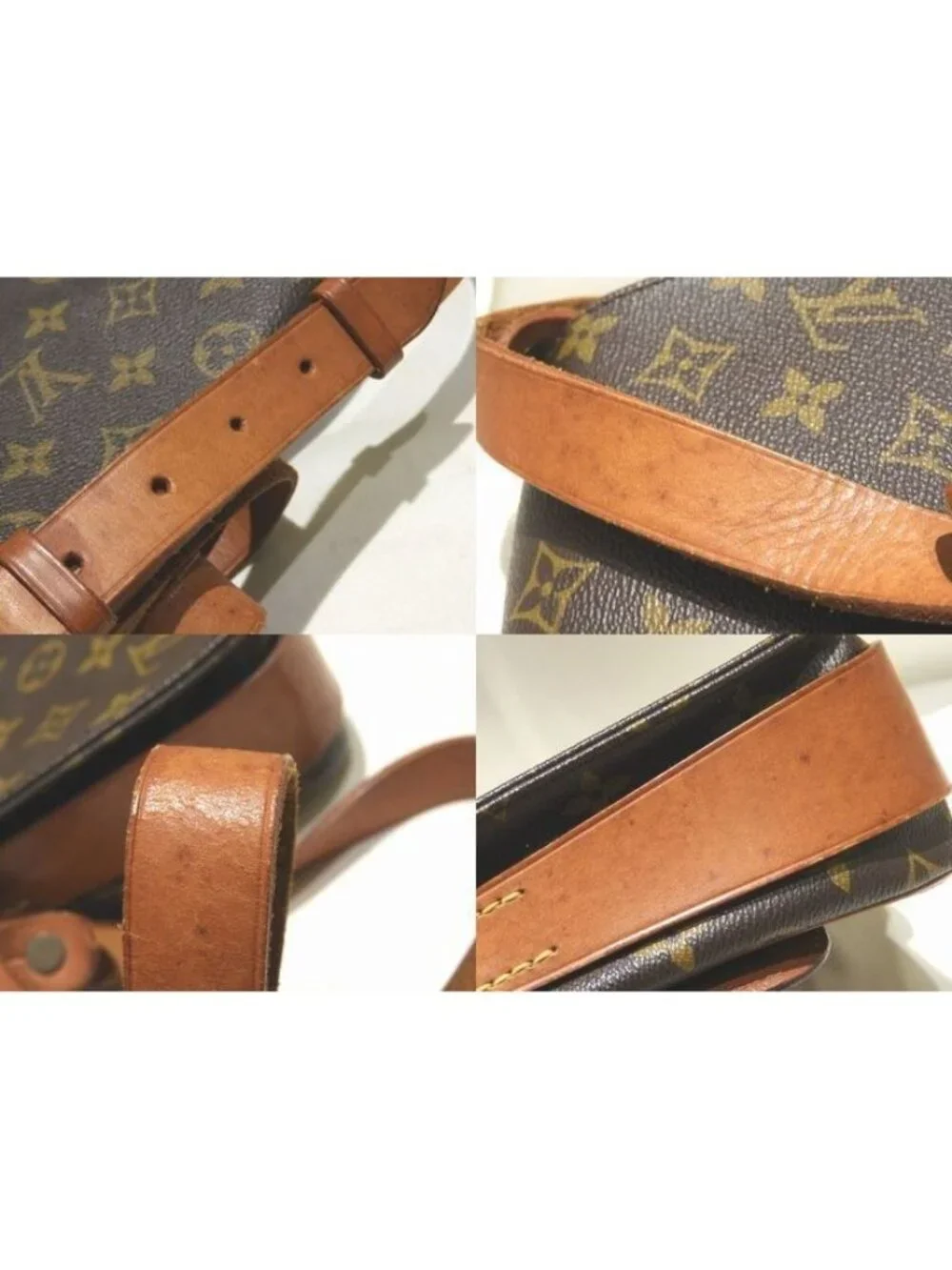 Louis Vuitton Shoulder Bag Cult Ciel Monogram Belt Opening/closing Brown Vintage